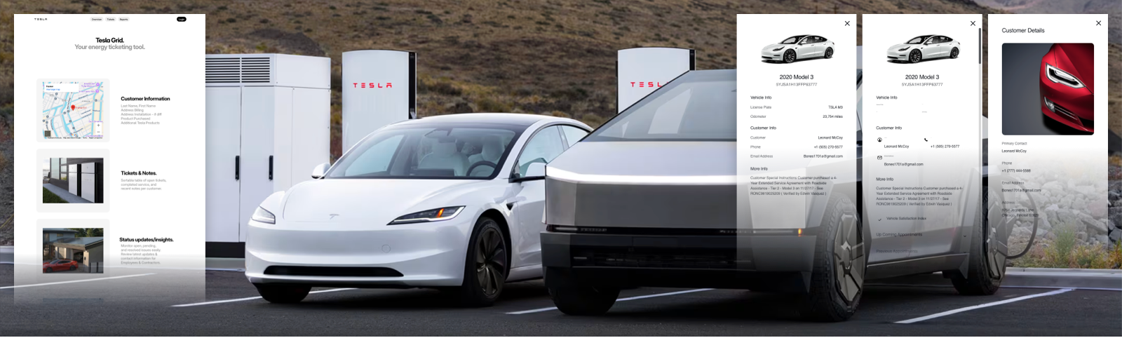 Tesla Grid early concept screens